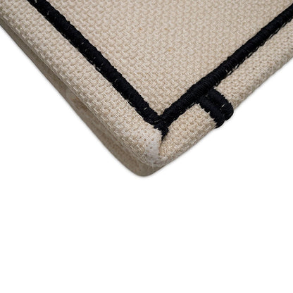 Dior vertical book tote White/Blue/Black Canvas