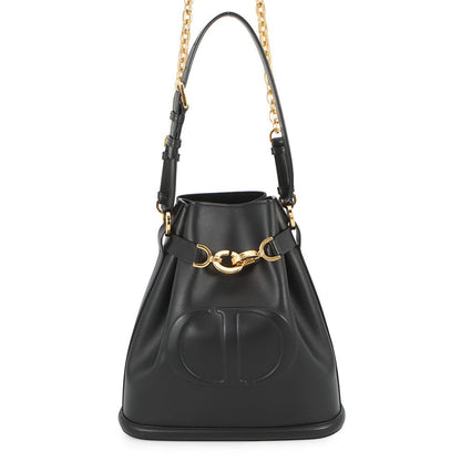 Dior Dior CD Embossed Shoulder Bag BlackM2271UBHA_M900 Calf Leather Size Medium