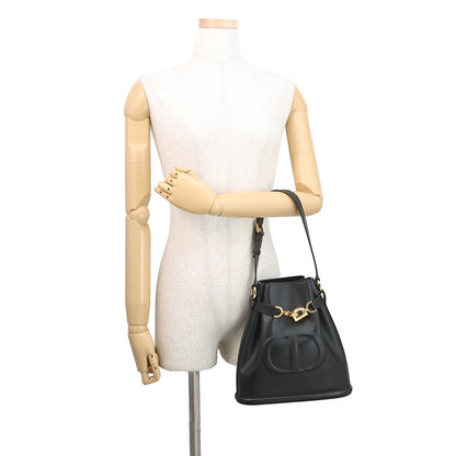 Dior Dior CD Embossed Shoulder Bag BlackM2271UBHA_M900 Calf Leather Size Medium