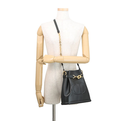Dior Dior CD Embossed Shoulder Bag BlackM2271UBHA_M900 Calf Leather Size Medium