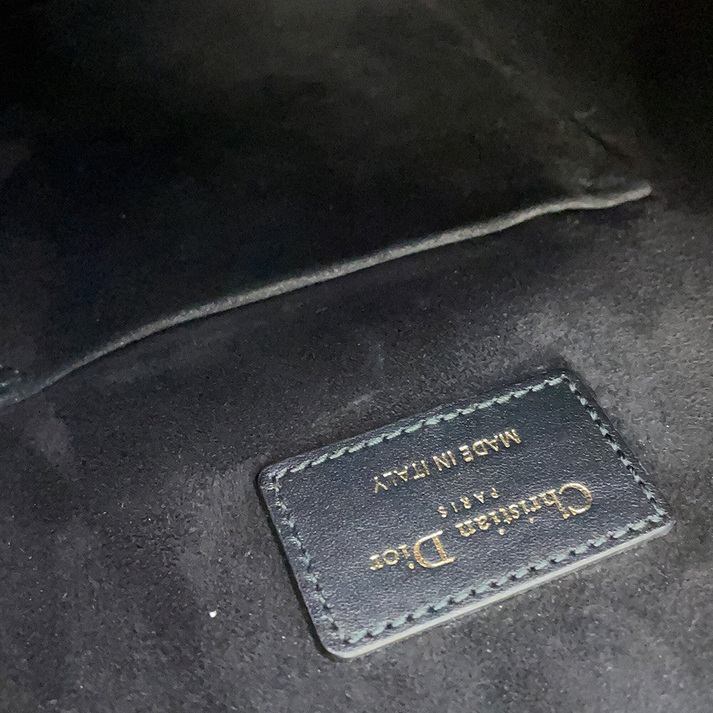 Dior Dior CD Embossed Shoulder Bag BlackM2271UBHA_M900 Calf Leather Size Medium