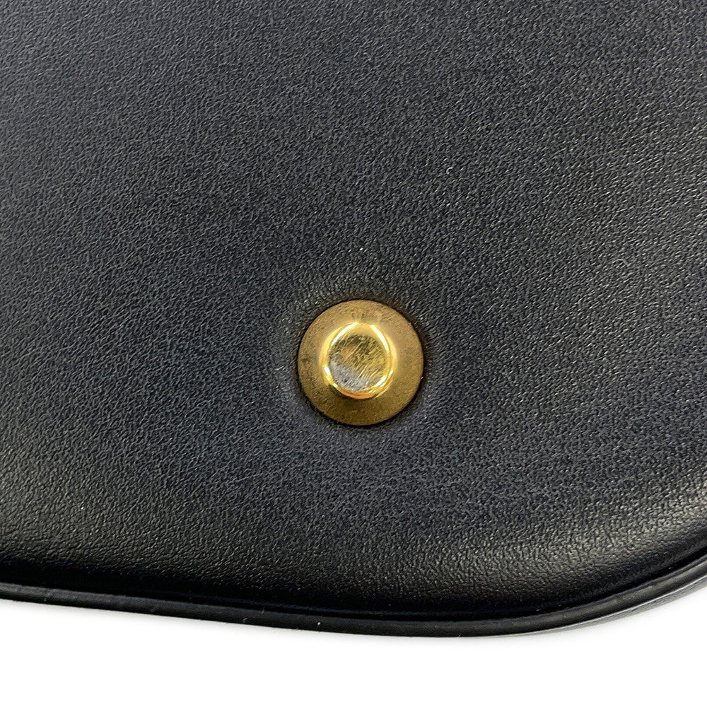 Dior Dior CD Embossed Shoulder Bag BlackM2271UBHA_M900 Calf Leather Size Medium