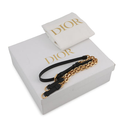 Dior Dior CD Embossed Shoulder Bag BlackM2271UBHA_M900 Calf Leather Size Medium