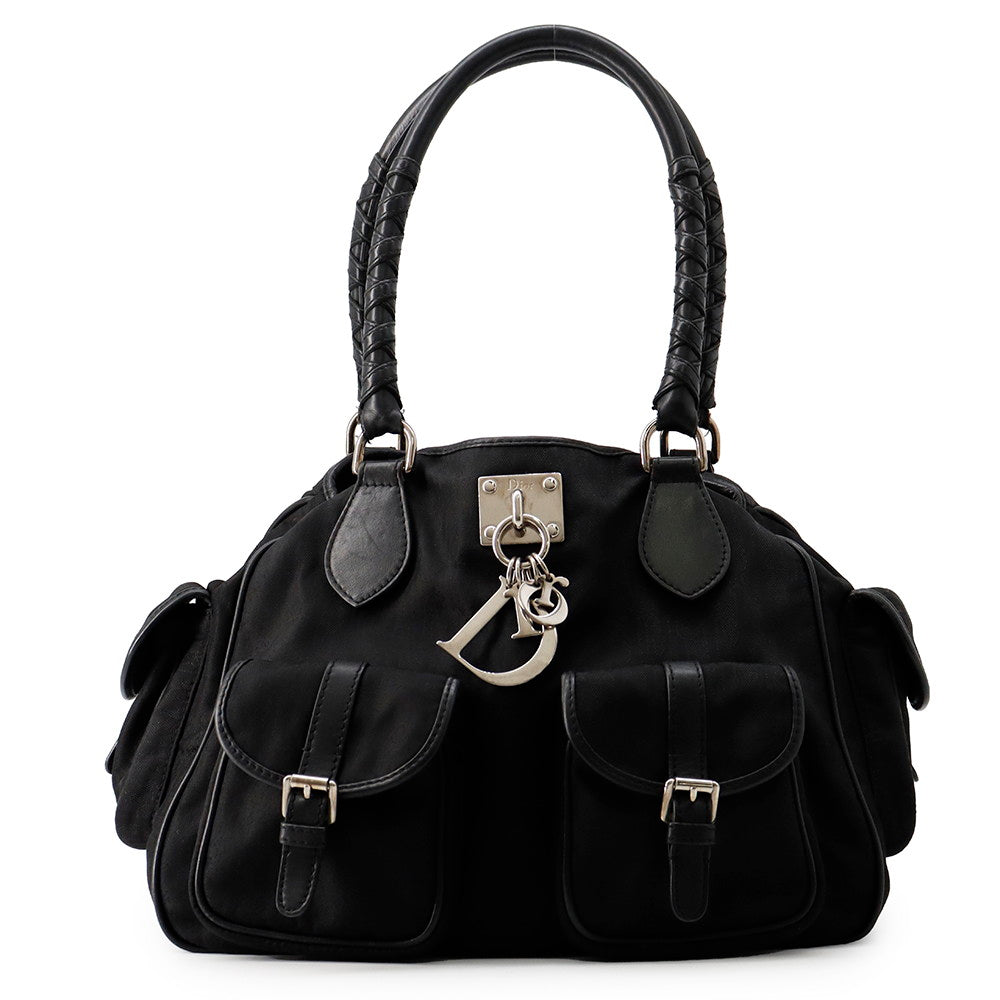 Dior Lovely Oblique Handbag BlackNLC44164 Nylon Leather