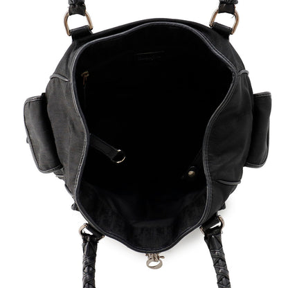 Dior Lovely Oblique Handbag BlackNLC44164 Nylon Leather