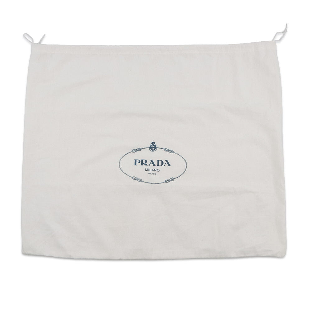 PRADA Vitello Dino Tote Bag Greige1BC534 Leather