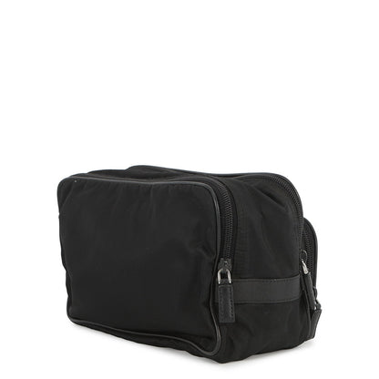 PRADA Logo Clutch Bag Black2N1655 Nylon