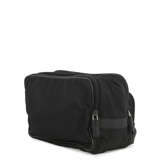 PRADA Logo Clutch Bag Black2N1655 Nylon