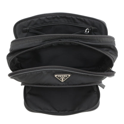PRADA Logo Clutch Bag Black2N1655 Nylon