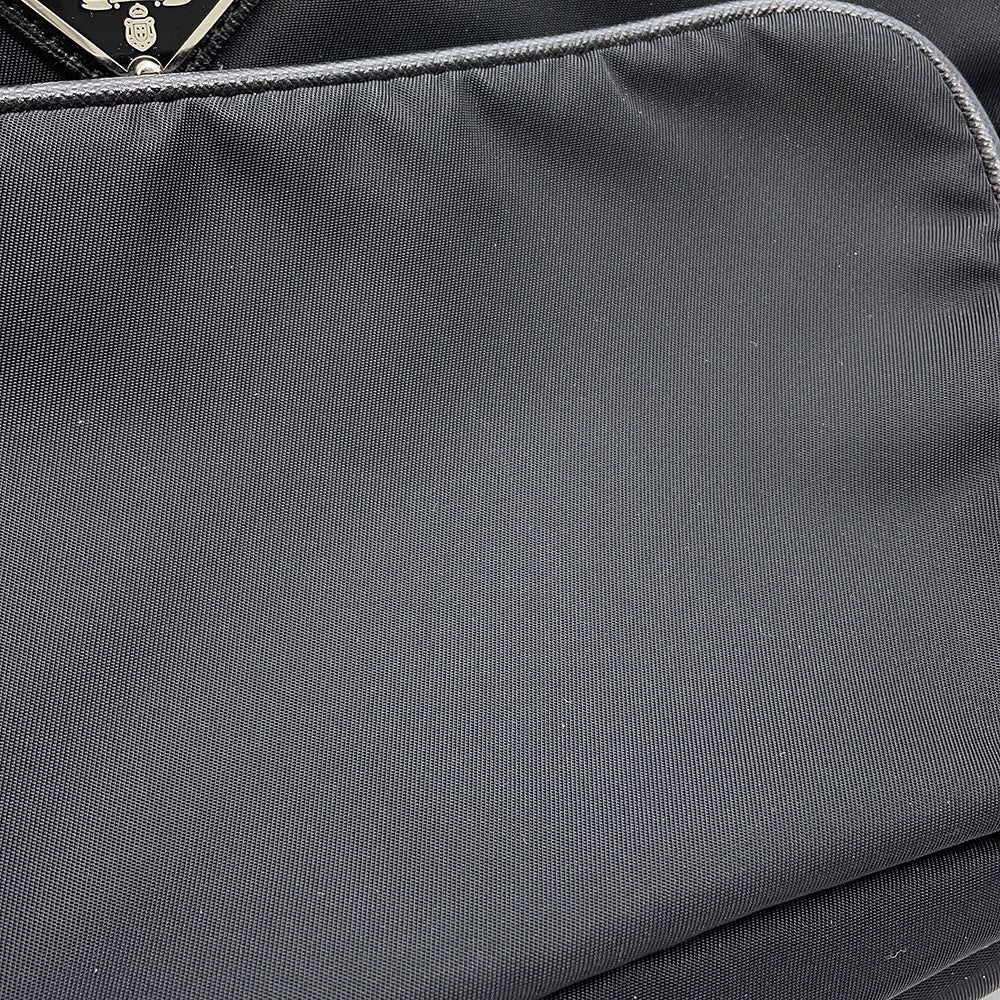 PRADA Logo Clutch Bag Black2N1655 Nylon