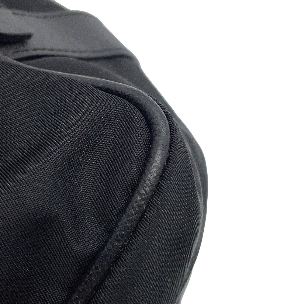 PRADA Logo Clutch Bag Black2N1655 Nylon