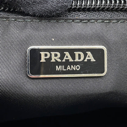PRADA Logo Clutch Bag Black2N1655 Nylon