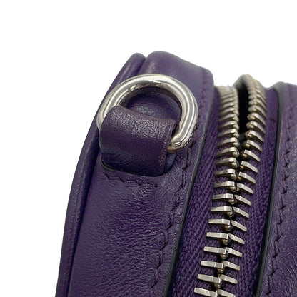 PRADA Studded Camera Bag Shoulder Bag Purple1N1674 Leather