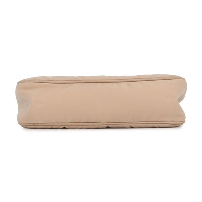 PRADA Re-Edition2005 ChainShoulder Bag Beige1BH204 Nylon