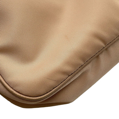 PRADA Re-Edition2005 ChainShoulder Bag Beige1BH204 Nylon