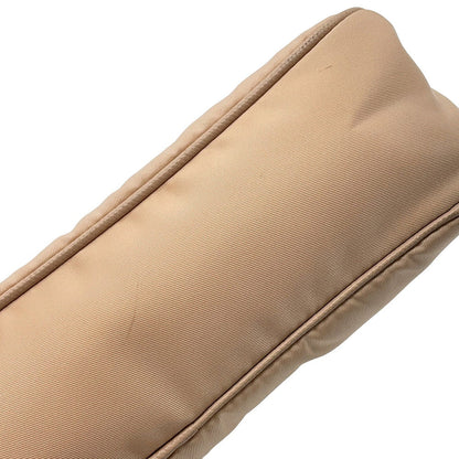 PRADA Re-Edition2005 ChainShoulder Bag Beige1BH204 Nylon