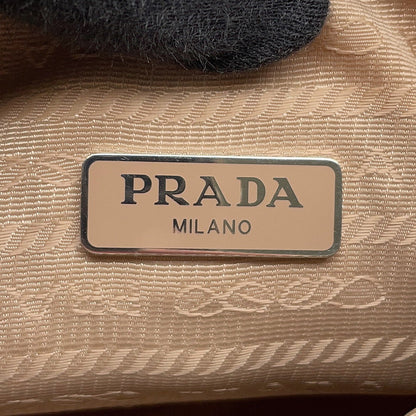 PRADA Re-Edition2005 ChainShoulder Bag Beige1BH204 Nylon