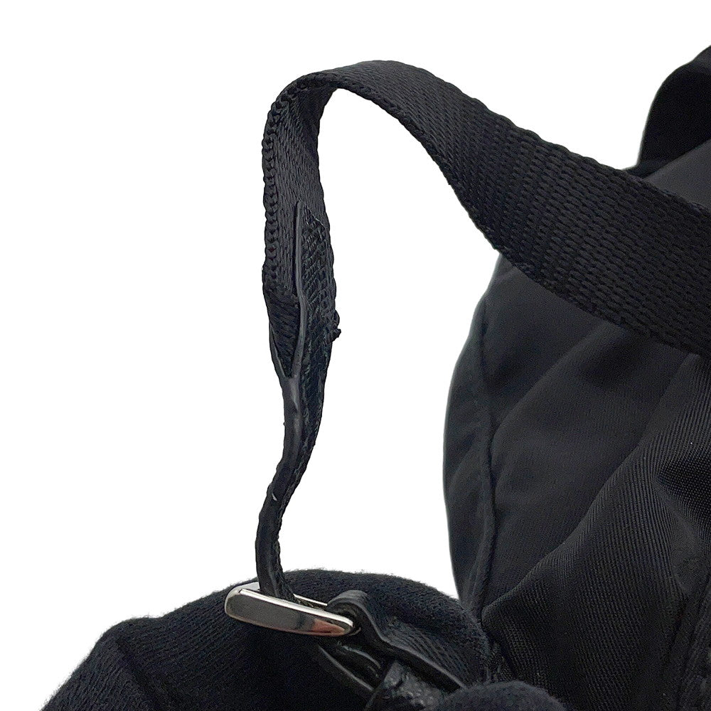 PRADA Mini Backpack Chain Shoulder Bag Black1BH029 Nylon
