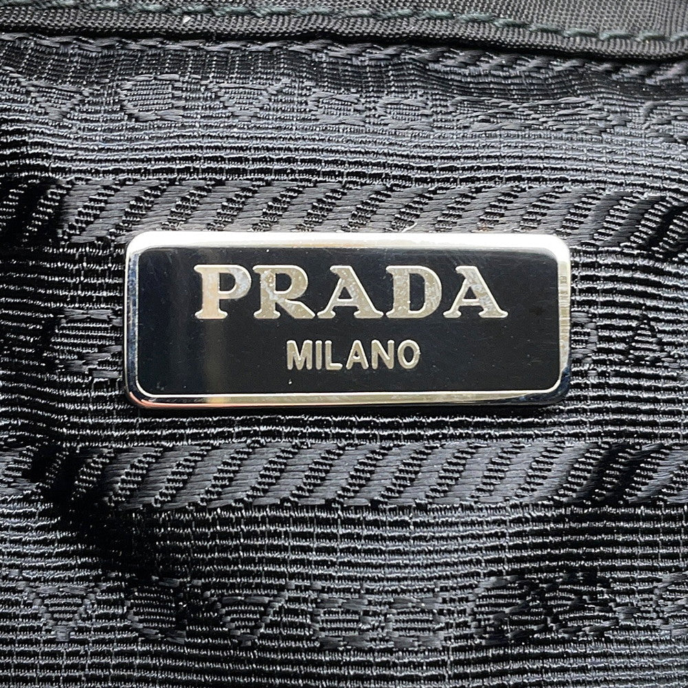 PRADA Mini Backpack Chain Shoulder Bag Black1BH029 Nylon