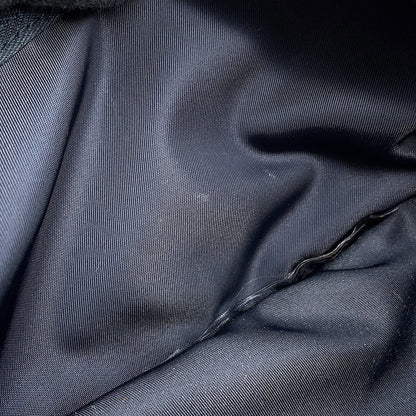 PRADA Logo Shoulder Bag NavyBT1738 Nylon
