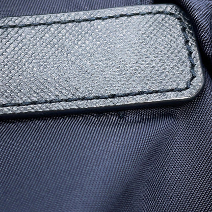 PRADA Logo Shoulder Bag NavyBT1738 Nylon