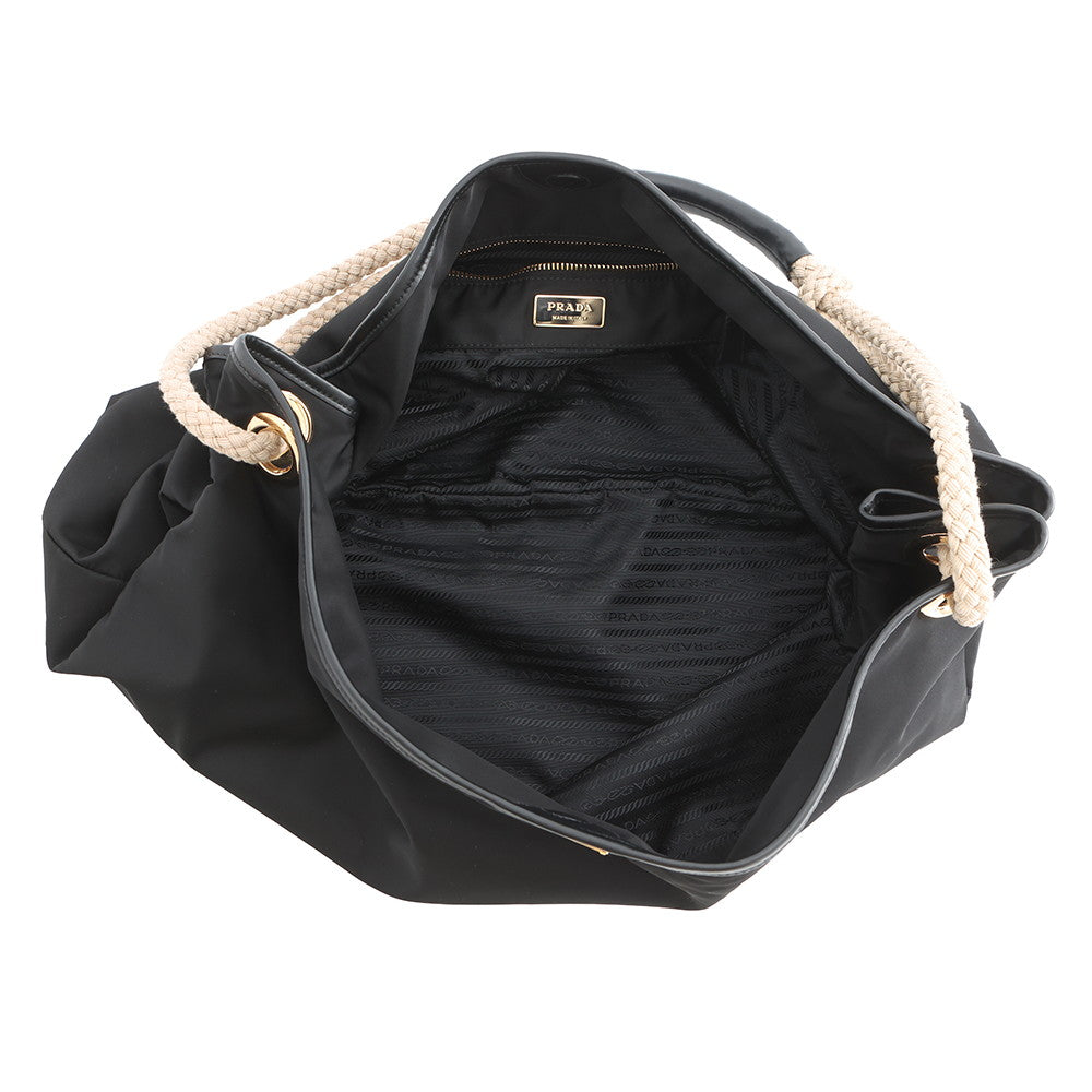 PRADA Re-Nylon Mariner Black1BC244 Nylon Size Large