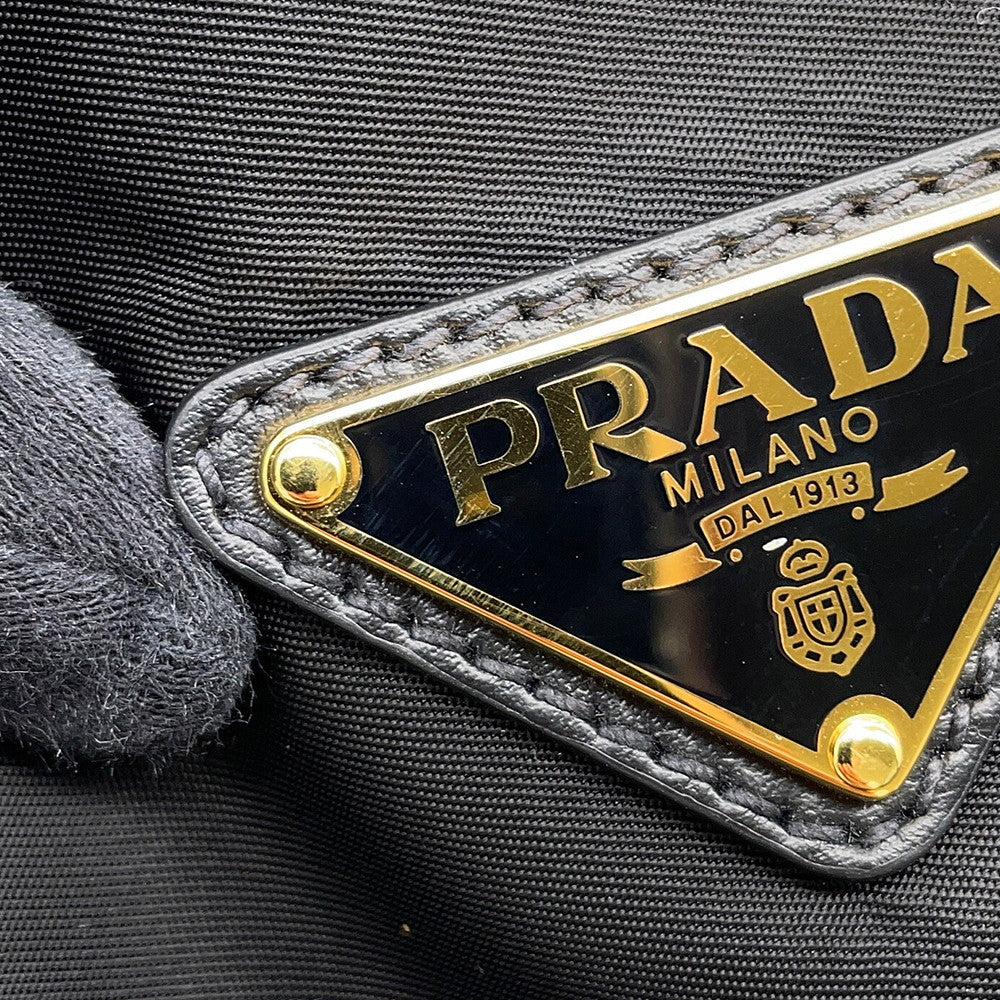 PRADA Re-Nylon Mariner Black1BC244 Nylon Size Large