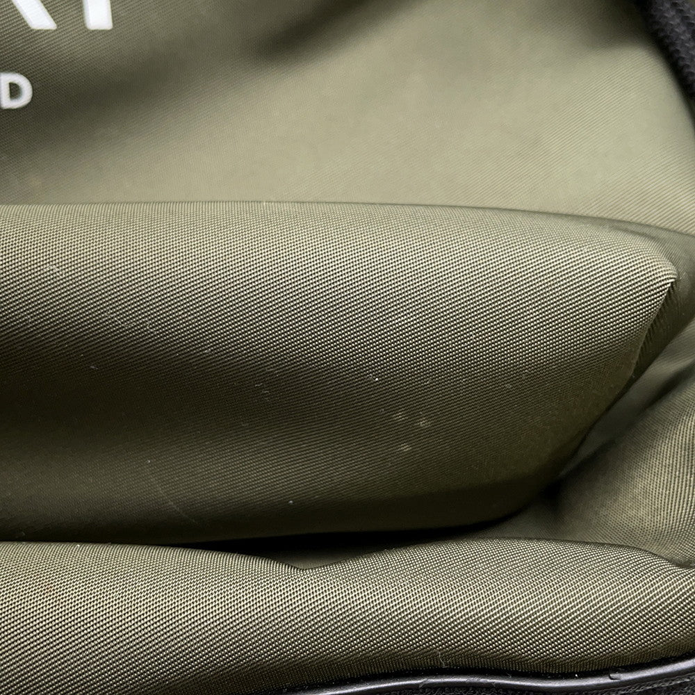 BURBERRY Logo Backpack Khaki Nylon