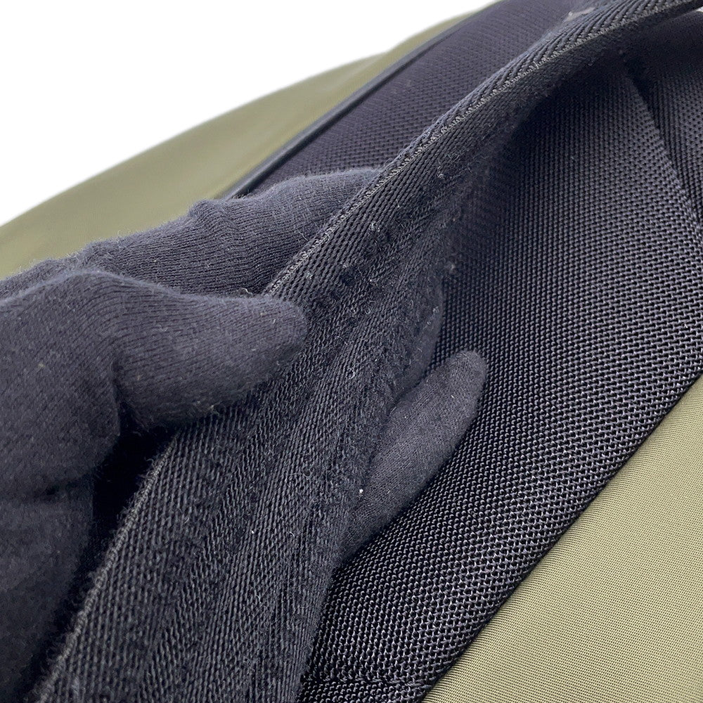 BURBERRY Logo Backpack Khaki Nylon