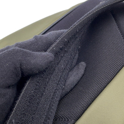 BURBERRY Logo Backpack Khaki Nylon