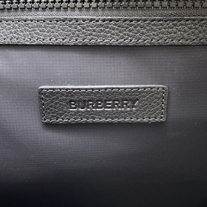 BURBERRY Check Backpack Beige/Blue/Khaki Nylon