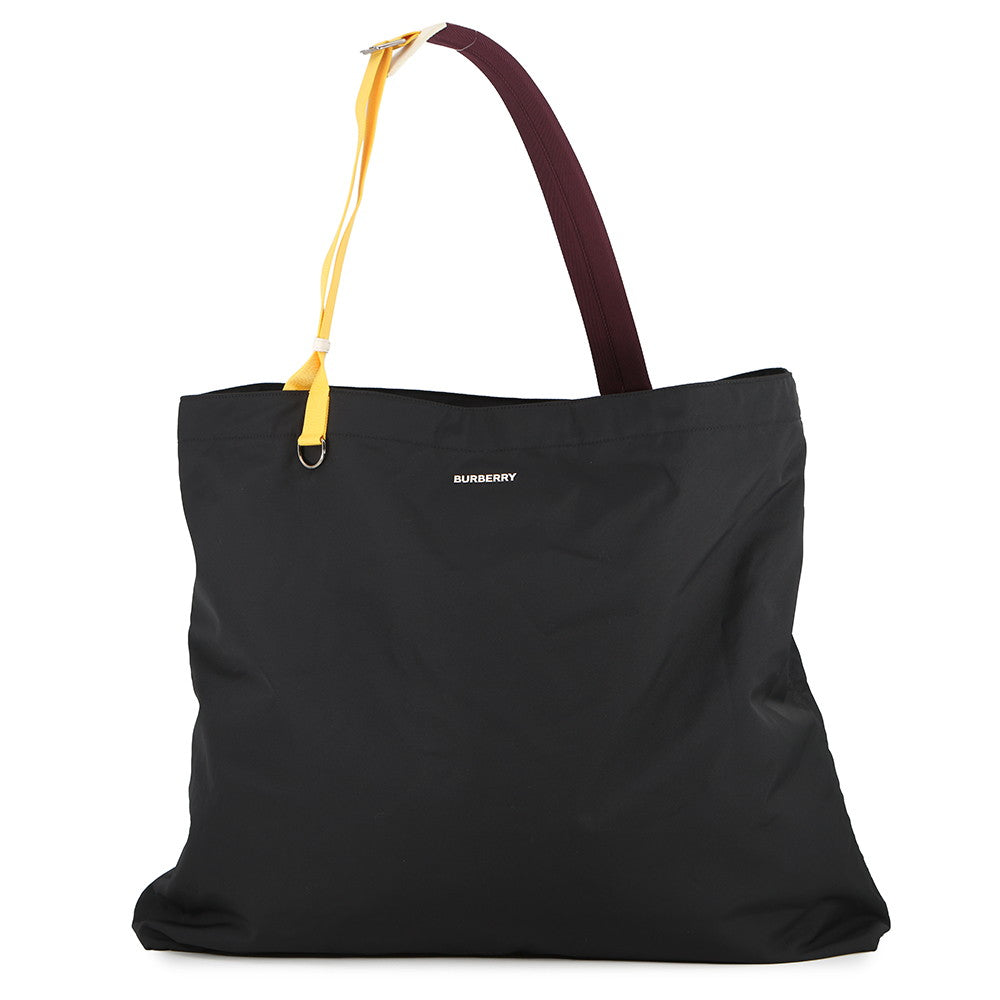 BURBERRY Astra Messenger Tote Black/Yellow/Bordeaux8046895 Nylon