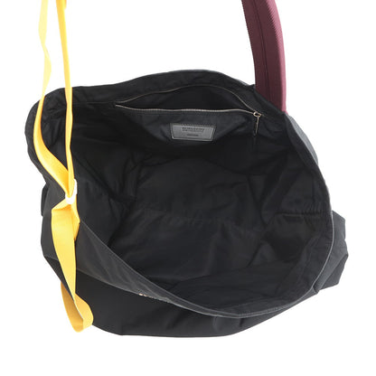 BURBERRY Astra Messenger Tote Black/Yellow/Bordeaux8046895 Nylon