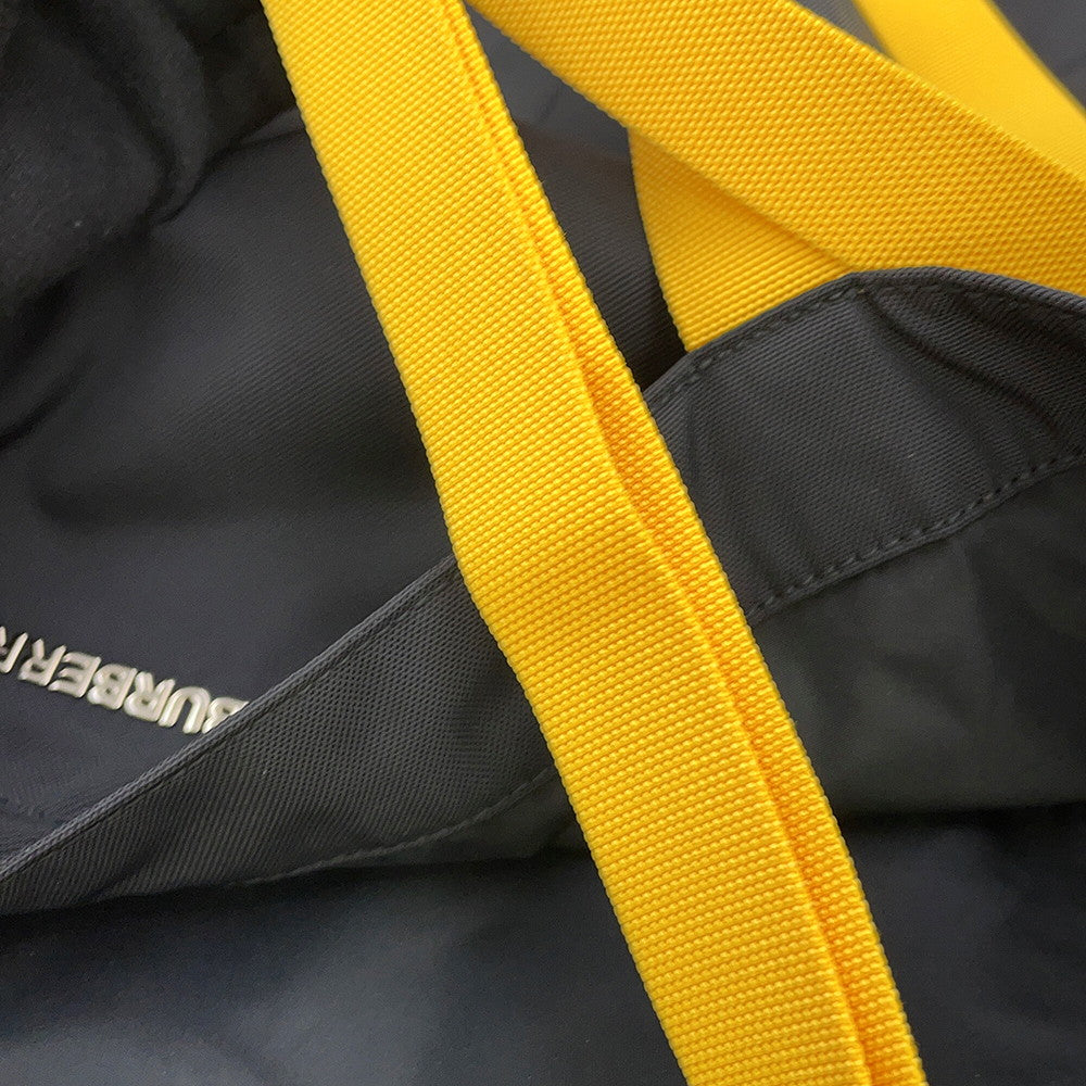 BURBERRY Astra Messenger Tote Black/Yellow/Bordeaux8046895 Nylon