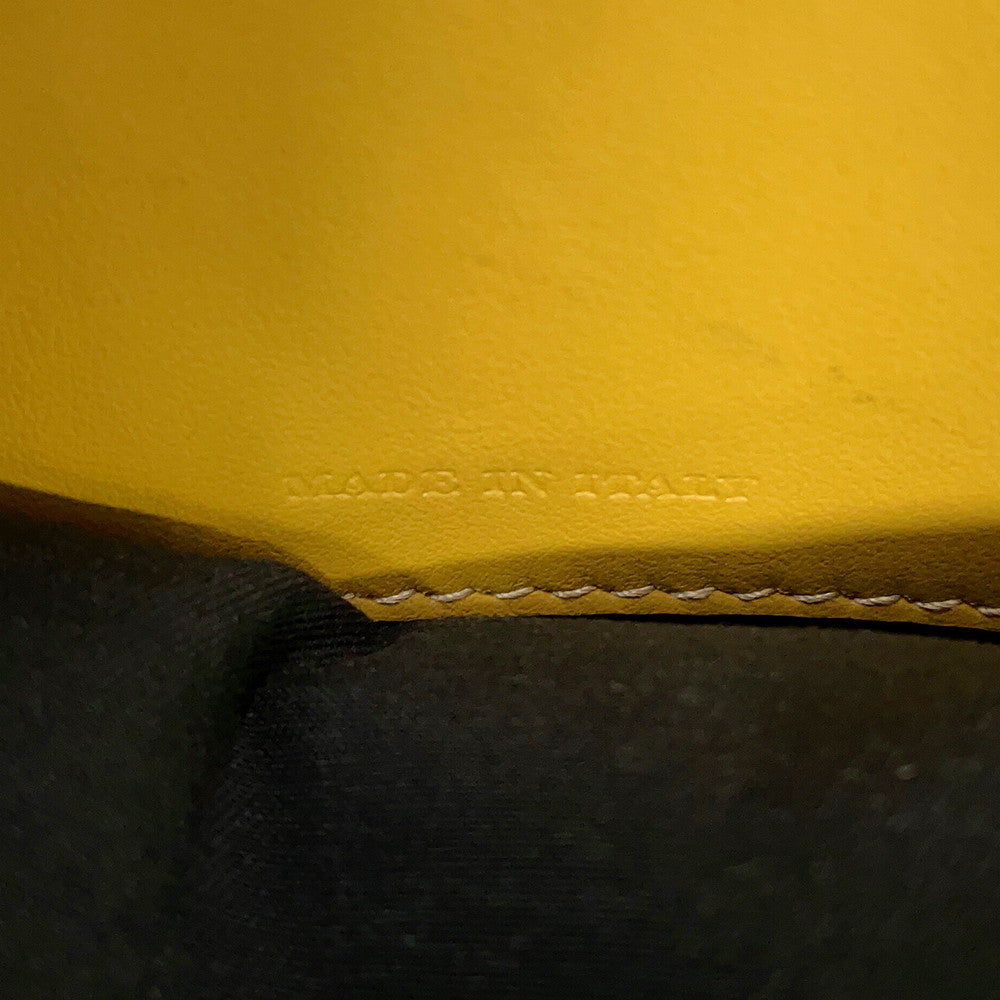 BURBERRY SONNY Vintage Check Print Crossbody Bag Beige/Yellow/Black40742141 Nylon Leather Size Large