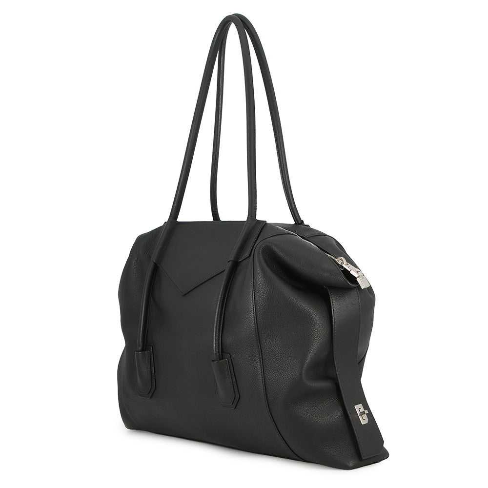 Givenchy Antigona Padlock Soft Tote Bag BlackBK508DK154-001 Leather Size Large
