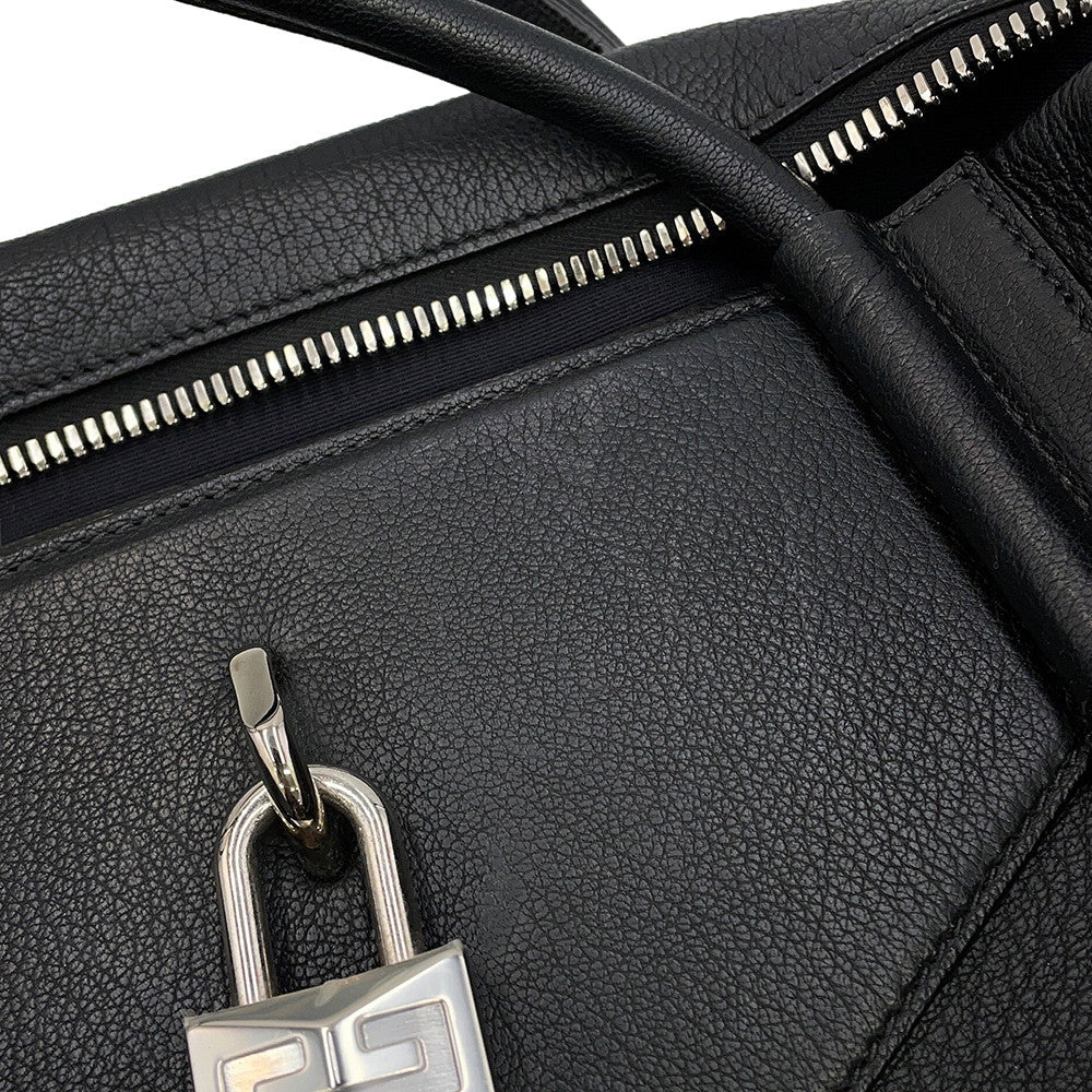 Givenchy Antigona Padlock Soft Tote Bag BlackBK508DK154-001 Leather Size Large