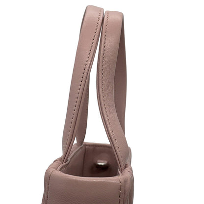 MIUMIU Matelassé Crystal 2-way Handbag Pink5BA220 Leather