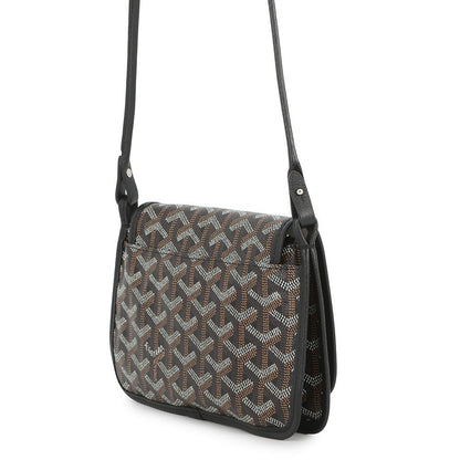 GOYARD Plumet Pouch Wallet Shoulder Bag BlackPLUMETPMLTY01CL01P PVC Leather