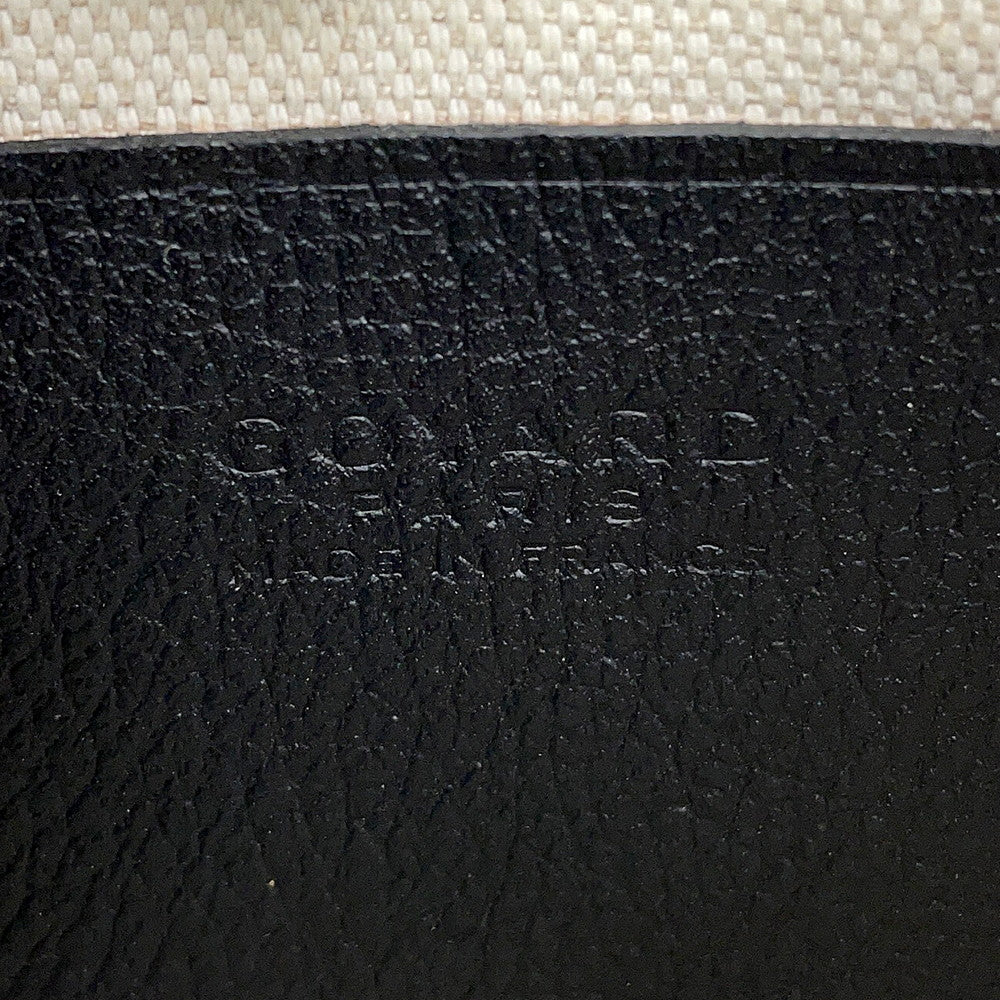 GOYARD Plumet Pouch Wallet Shoulder Bag BlackPLUMETPMLTY01CL01P PVC Leather