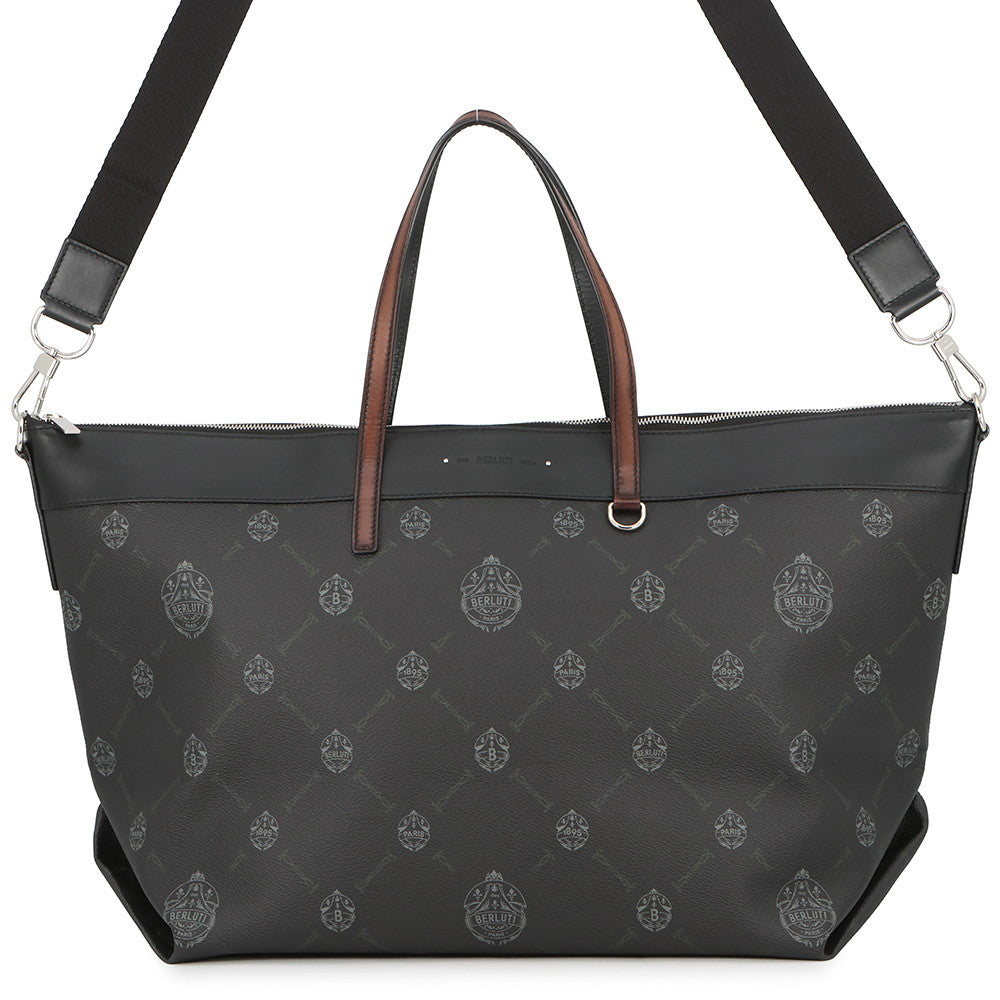 Berluti City Break 2wayTote Bag Black PVC Leather