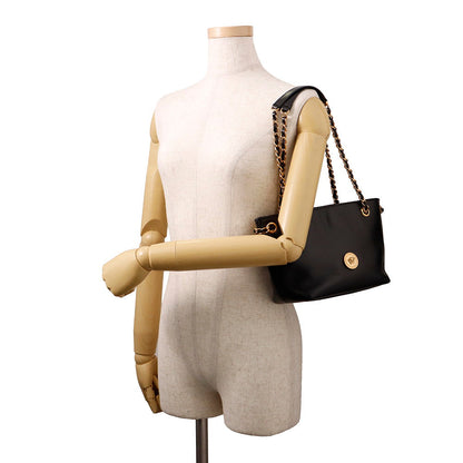 Gianni Versace Medusa Chain Tote Bag Black1021383-1A15033 Leather Size Small