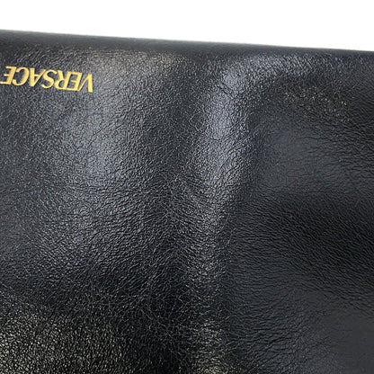 Gianni Versace Medusa Chain Tote Bag Black1021383-1A15033 Leather Size Small