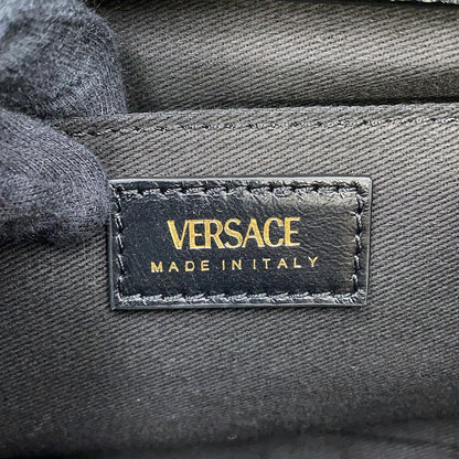 Gianni Versace Medusa Chain Tote Bag Black1021383-1A15033 Leather Size Small