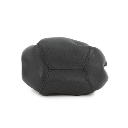 SAINT LAURENT PARIS Monogram Boules Mini Bucket Bag Chain Bag Black394455 Leather