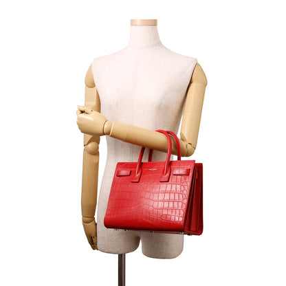 SAINT LAURENT PARIS Jour 2wayBag Red392032 Embossed Leather