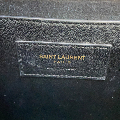 SAINT LAURENT PARIS Kate Chain Shoulder Bag Champagne Gold364021 Leather