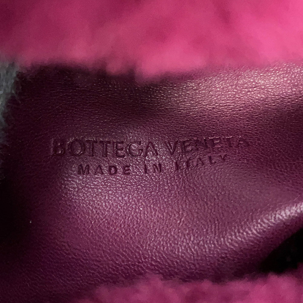Bottega Veneta Jodie Handbag Purple680697 Shearling Size Mini