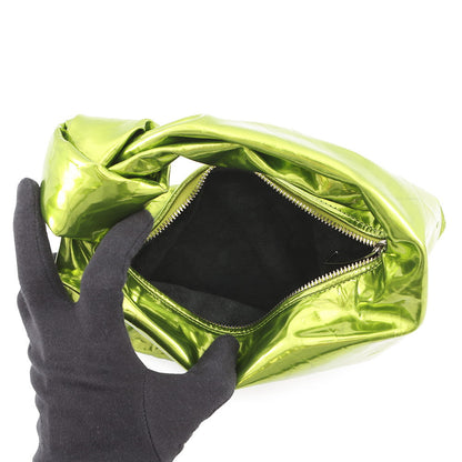 Bottega Veneta Jody Metallic Crush Handbag Light Green651876V1W803530 Patent Leather Size Mini