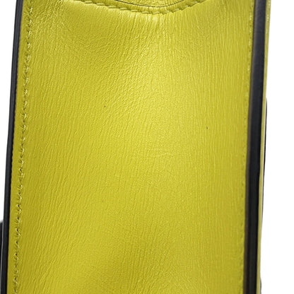 Valentino Garavani V sling Shoulder Bag Yellow Leather